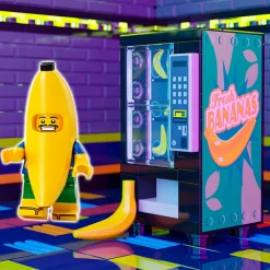 The Brick Show Shop Fresh Bananas w/ Banana Guy Minifigure - B3 Customs Fruit Vending Mach