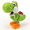 The Brick Show Shop Friendly Green Dinosaur MOC made using LEGO parts, Yoshi