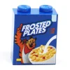 The Brick Show Shop Frosted Plates Cereal - Custom Printed 1x2x2 Brick