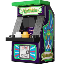 The Brick Show Shop Galbricka Minifig Arcade Machine - B3 Customs made using LEGO parts
