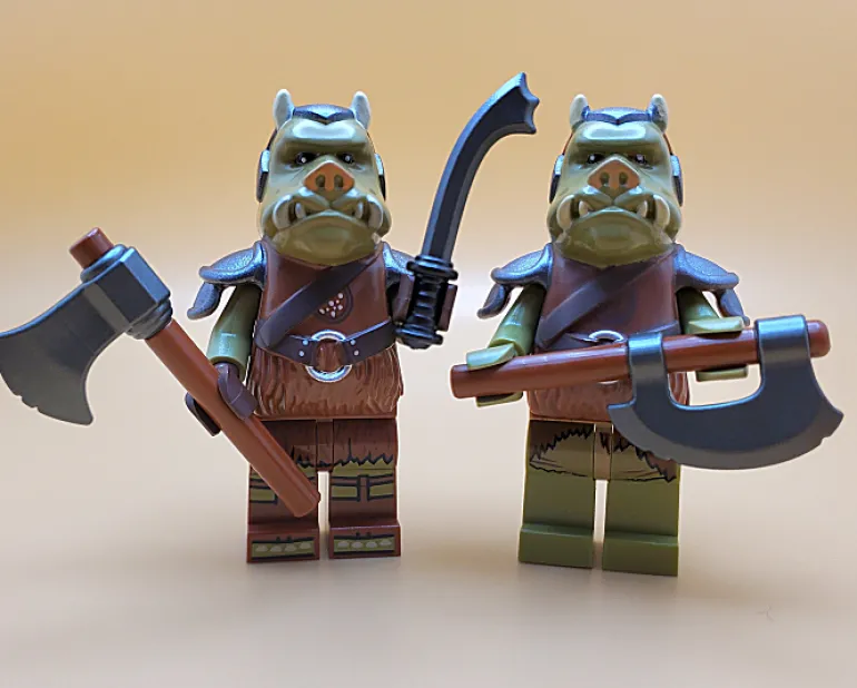 The Brick Show Shop Gamorrean Gear Pack for LEGO Minifigures, BrickArms