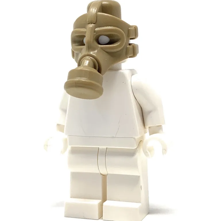 The Brick Show Shop Gas Mask - LEGO Minifigure Compatible (Brick Warriors)