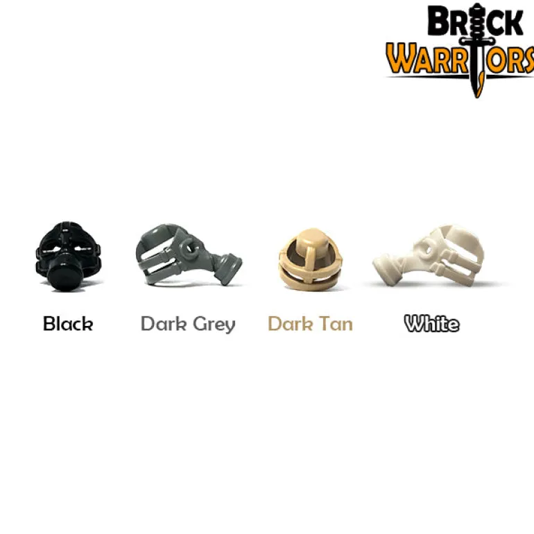 The Brick Show Shop Gas Mask - LEGO Minifigure Compatible (Brick Warriors)