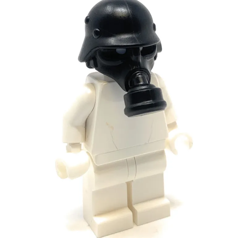 The Brick Show Shop German Gas Mask for LEGO Minifigure - LEGO Compatible (Brick Warriors)