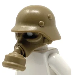 The Brick Show Shop German Gas Mask for LEGO Minifigure - LEGO Compatible (Brick Warriors)