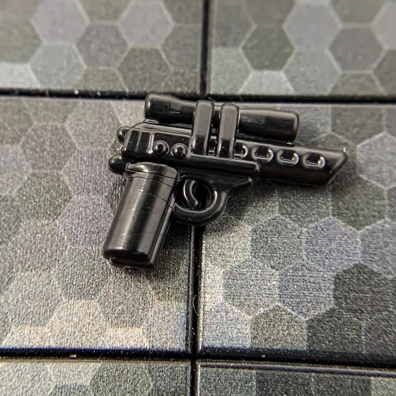 The Brick Show Shop GF-3556 Blaster Pistol for LEGO Star Wars Minifigures, BrickArms