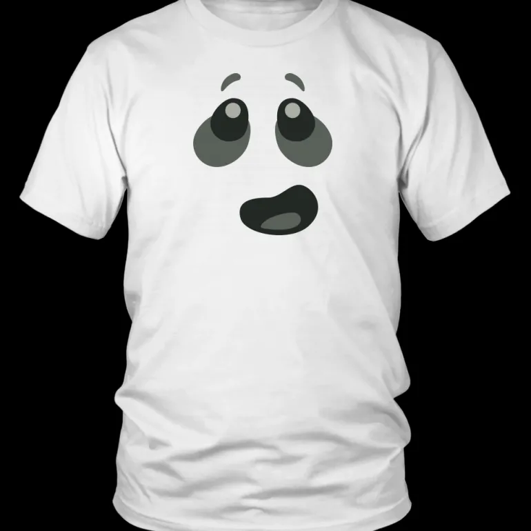 The Brick Show Shop Ghost Minifigure Expression Brick T-Shirt