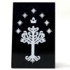 The Brick Show Shop Gondor Banner (LOTR) Printed 2x3 Tile made using LEGO part - B3 Custom