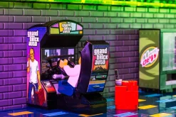 The Brick Show Shop Grand Brick Auto - B3 Customs Arcade Racing Game made using LEGO parts