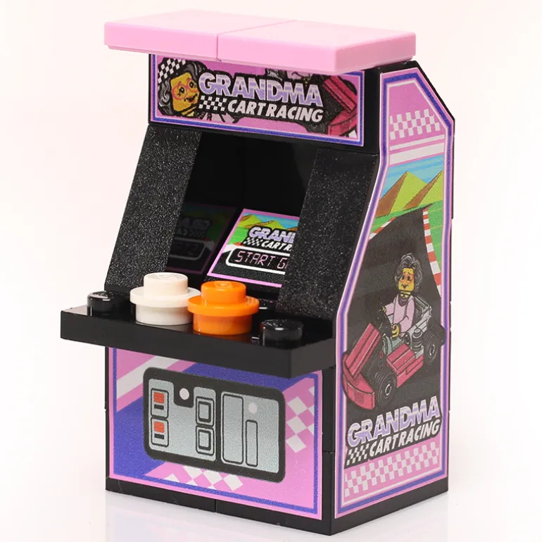 The Brick Show Shop Grandma Cart Racing - B3 Customs Arcade Machine
