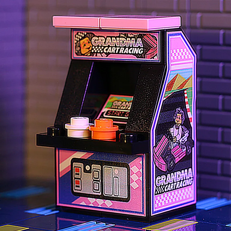 The Brick Show Shop Grandma Cart Racing - B3 Customs Arcade Machine