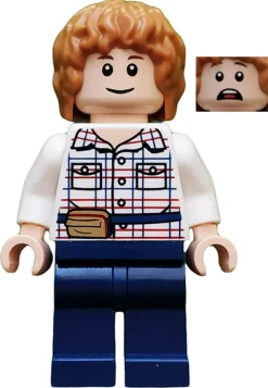 The Brick Show Shop Gray Mitchell (White Shirt) - LEGO Jurassic World Minifigure (2015)