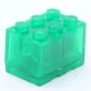 The Brick Show Shop Green Light-Up 2x3 Brick (Green Light) - Compatible w/ LEGO
