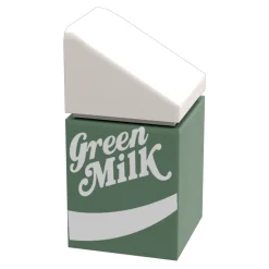 The Brick Show Shop Green Milk Carton made from LEGO parts - B3 Customs