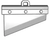 The Brick Show Shop Guillotine Blade - LEGO Minifigure Compatible (Brick Warriors)