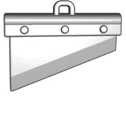 The Brick Show Shop Guillotine Blade - LEGO Minifigure Compatible (Brick Warriors)