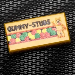 The Brick Show Shop Gummy Studs - B3 Customs® Printed 1x2 Tile