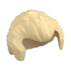 The Brick Show Shop Hair Short Swept Back with Sideburns and Widow's Peak - Official LEGO®