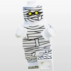 The Brick Show Shop Halloween Mummy Minifig - B3 Customs made using LEGO parts