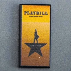 The Brick Show Shop Hamilton NY Broadway Playbill - Custom Part (1x2 Tile)
