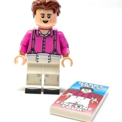 The Brick Show Shop Harry Tiles Custom Musician Minifig w/ Concert Poster (Fine Line Tour)