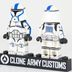 The Brick Show Shop Heavy Blue Assault Trooper (Phase 1) Star Wars Minifig - Clone Army Cu