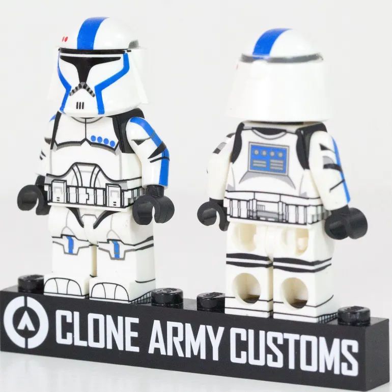 The Brick Show Shop Heavy Blue Assault Trooper (Phase 1) Star Wars Minifig - Clone Army Cu