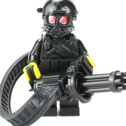 The Brick Show Shop Heavy Gunner Minigun Soldier - Custom LEGO Military Minifig
