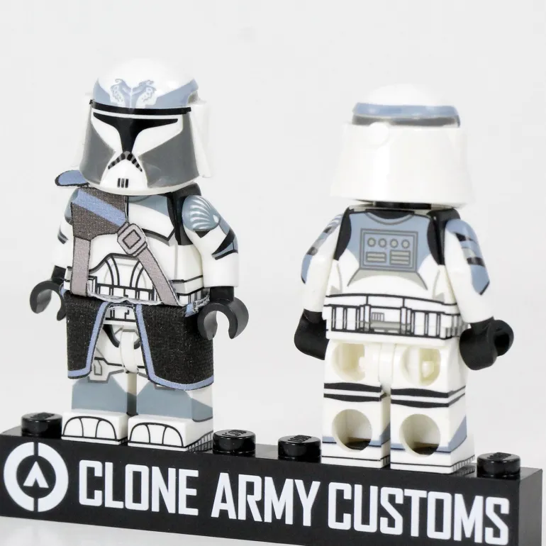 The Brick Show Shop Heavy Wolfpack Trooper (Phase 1) Star Wars Minifig - Clone Army Custom