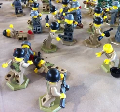 The Brick Show Shop Hex Display Stand for LEGO Minifigures - BrickArms