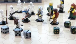 The Brick Show Shop Hex Display Stand for LEGO Minifigures - BrickArms