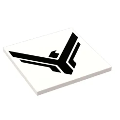 The Brick Show Shop House Atreides Faction Sci-Fi Movie Banner/Sign (6x6 Tile) - B3 Custom