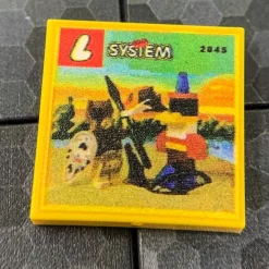 The Brick Show Shop Indian Chief Western Set 2845 - Custom Printed 2x2 Tile