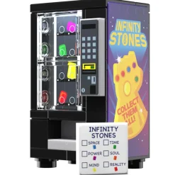 The Brick Show Shop Infinity Stones Vending Machine Custom Building Set made using LEGO pa