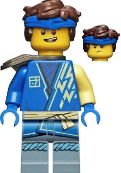 The Brick Show Shop Jay (Core, Hair, Shoulder Pad) - LEGO Ninjago Minifigure (2022)