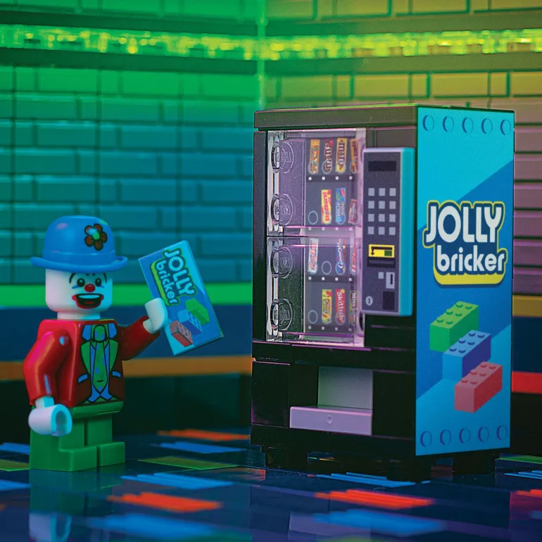 The Brick Show Shop Jolly Bricker - B3 Customs® Candy Vending Machine