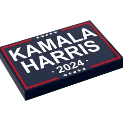 The Brick Show Shop Kamala Harris 2024 Election USA Campaign Sign (2x3 Tile) made using LE