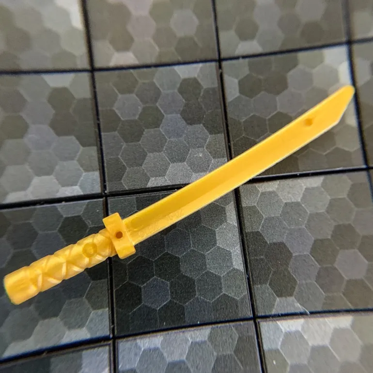 The Brick Show Shop Katana / Shamshir Sword - Official LEGO® Part for Minifigures