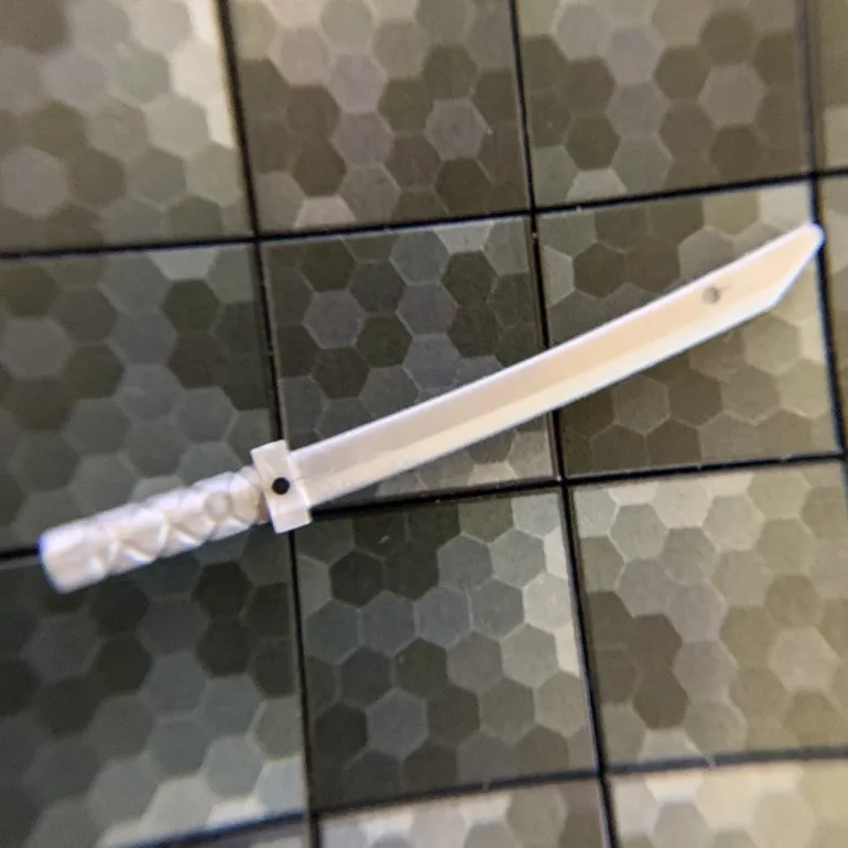 The Brick Show Shop Katana / Shamshir Sword - Official LEGO® Part for Minifigures