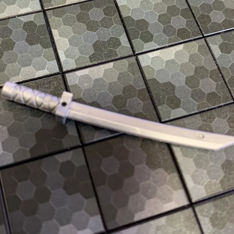 The Brick Show Shop Katana / Shamshir Sword - Official LEGO® Part for Minifigures