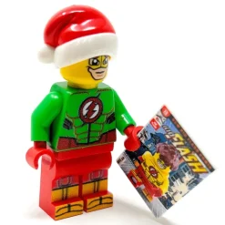 The Brick Show Shop Kid Flash (Christmas Edition) Only 1 Available this Year! - Custom DC