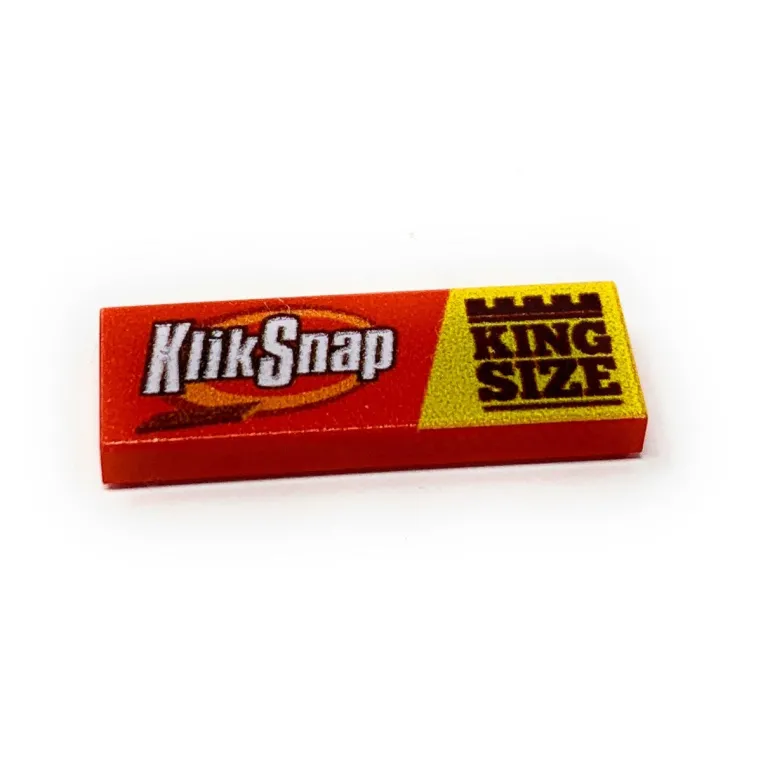 The Brick Show Shop Klik Snap Candy (King Size) - B3 Customs® Printed 1x3 Tile