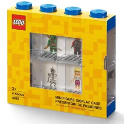 The Brick Show Shop LEGO Blue 8-Minifigure Display Case