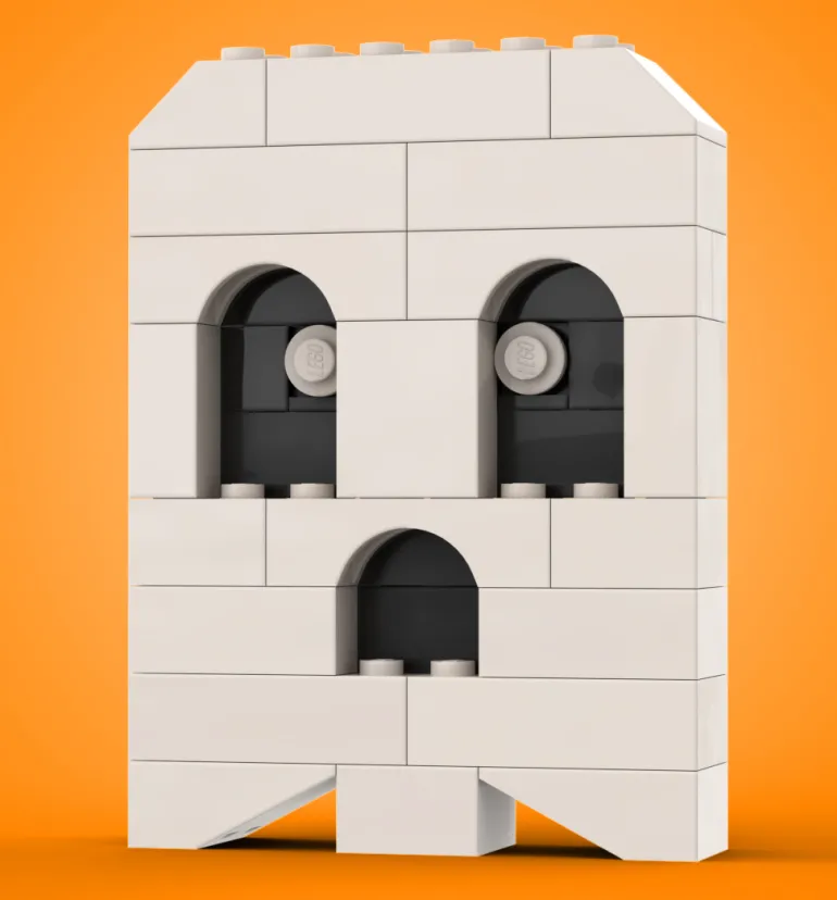 The Brick Show Shop LEGO Halloween Ghost - Custom LEGO Set