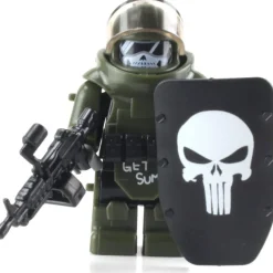 The Brick Show Shop LEGO Juggernaut Army Assault Soldier - Custom LEGO Military Minifigure