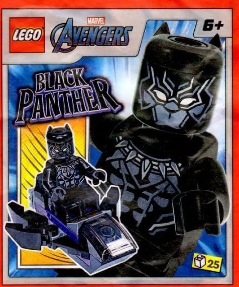 The Brick Show Shop LEGO Marvel Avengers Black Panther w/ Jet Paper Polybag Pack (242316)