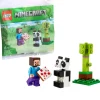 The Brick Show Shop LEGO Minecraft Steve and Baby Panda Polybag Set (30672)