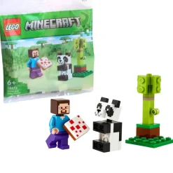The Brick Show Shop LEGO Minecraft Steve and Baby Panda Polybag Set (30672)