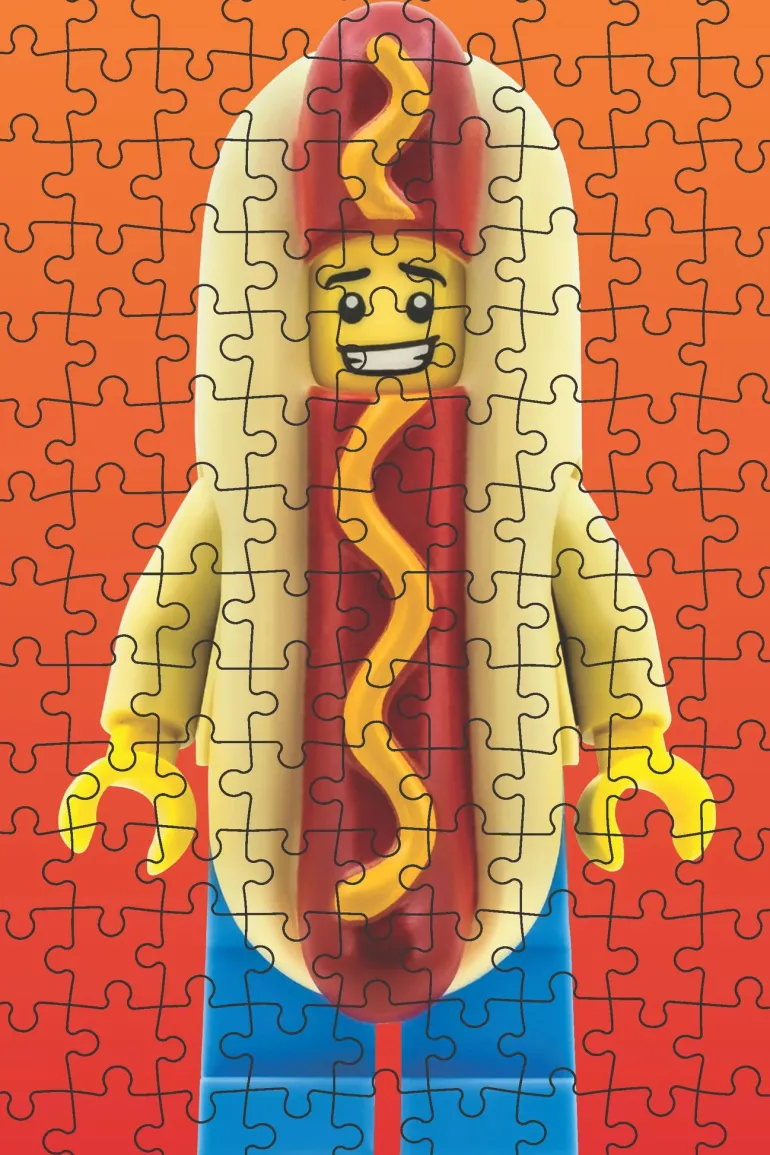 The Brick Show Shop LEGO Mystery Minifigure Mini Puzzle (Red Edition)
