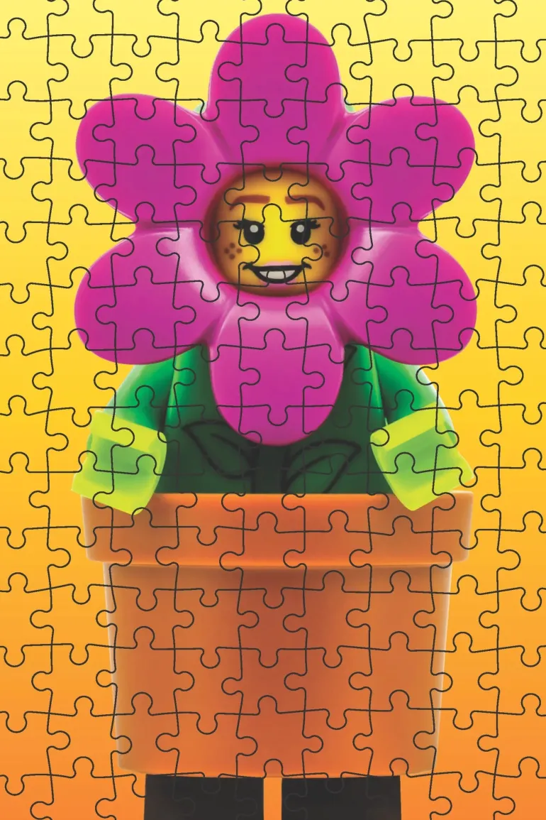 The Brick Show Shop LEGO Mystery Minifigure Mini Puzzle (Red Edition)